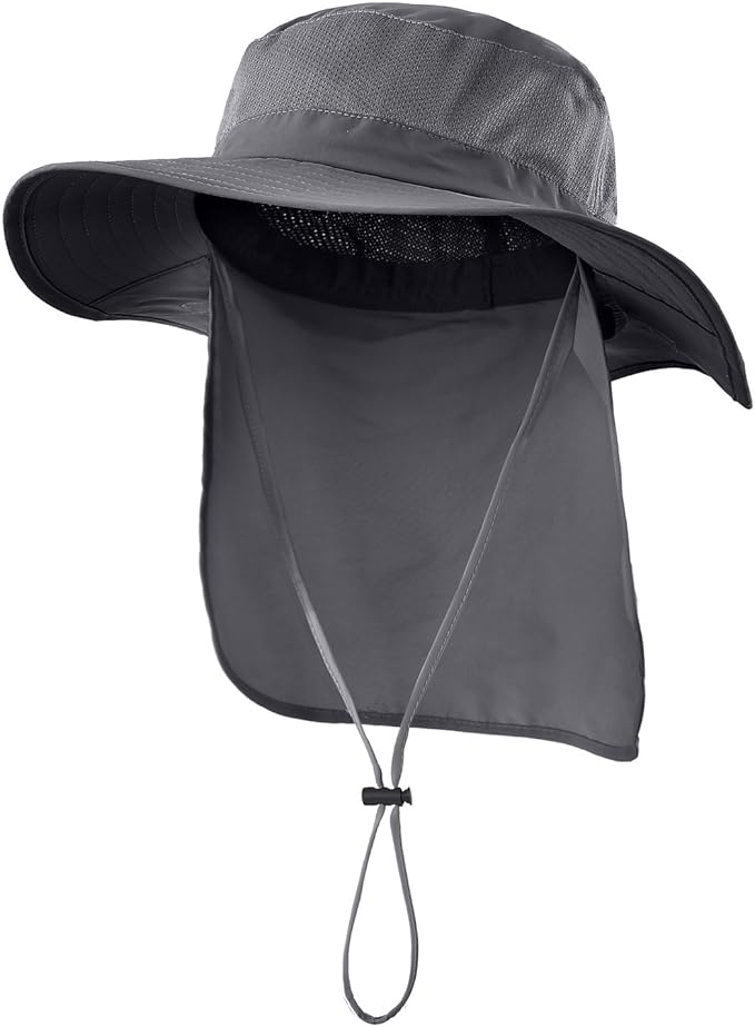 Hat with Neck Flap Sun Hat for Men Women