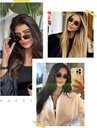 Dollger Trendy Rimless Oval Sunglasses Women Men