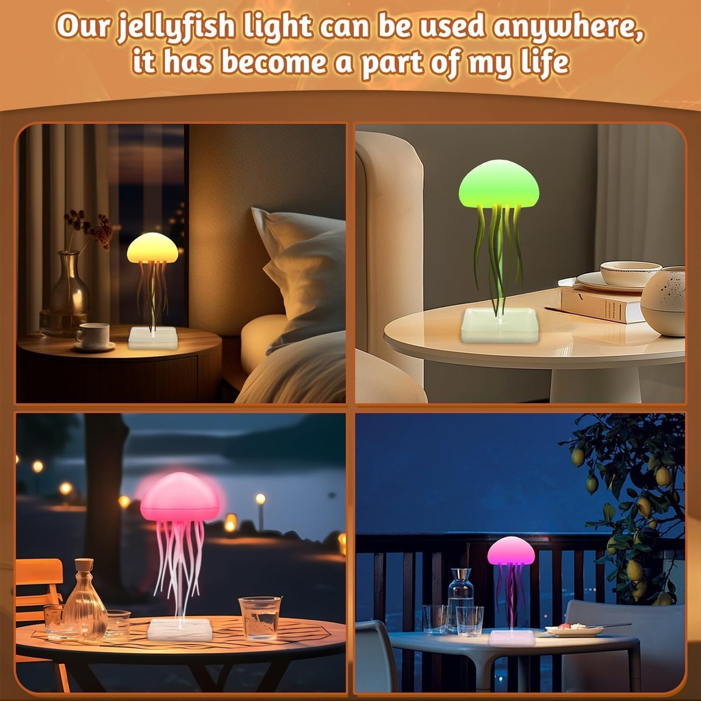 LED Jellyfish Lamp