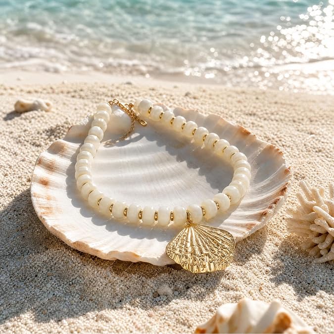 Chunky Beaded Necklaces for Women