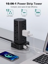 Power Strip Tower Surge Protector