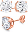 KEZEF Sterling Silver Stud Earrings