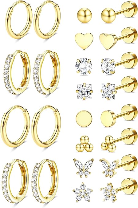 Jstyle Hypoallergenic Earrings for Sensitive Ears