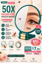 Magnifying Makeup Mirror | Double-Sided Travel Vanity Mirror with 360°