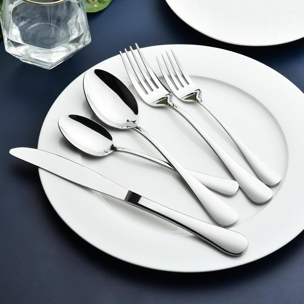 Silverware Set for 8, 40 Piece Cutlery Set
